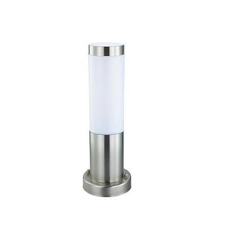 Silver stainless steel park lights
