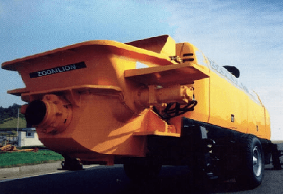 Ground concrete pump