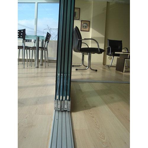 Partitioned balcony glass