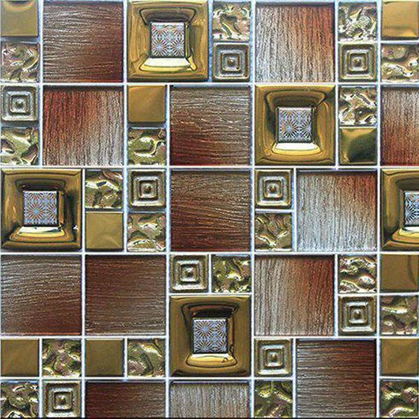 Glass and steel tiles