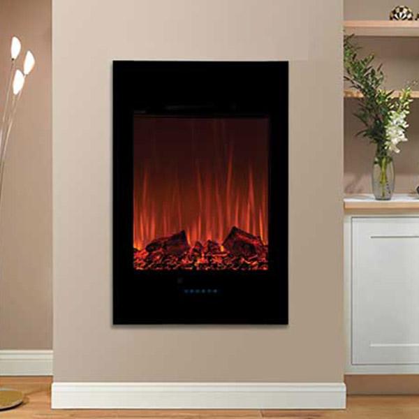 Four-season electric fireplace