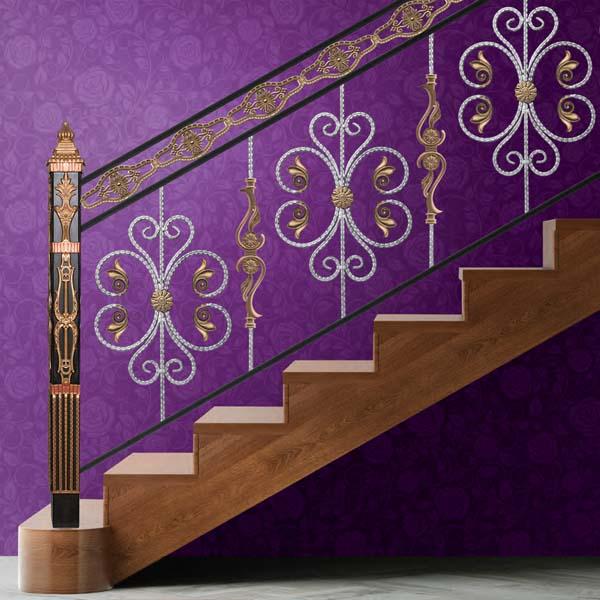 Wrought iron railing
