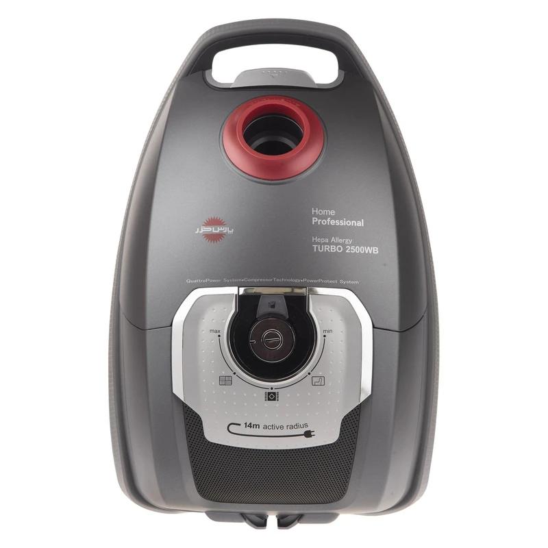 جاروبرقی کیسه‌دار مدل Turbo 2500WB  رنگ طوسی