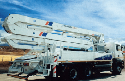 Air concrete pump