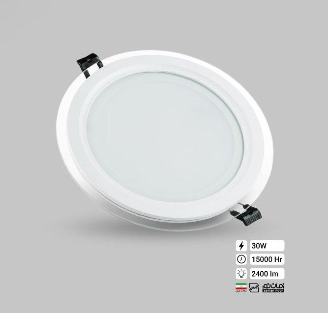 30 watt glass round panel