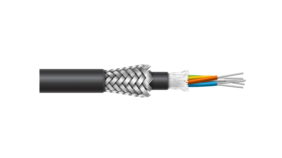 Shielded sprinkler control cable