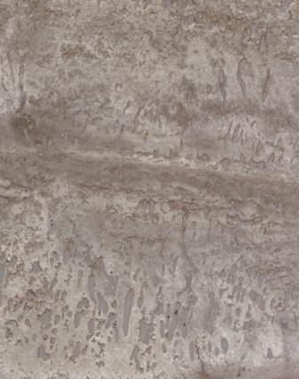 Waved silver travertine stone