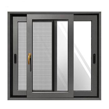 Aluminum double-glazed window