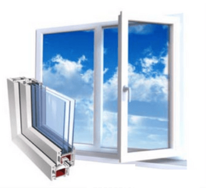 UPVC double glazed window