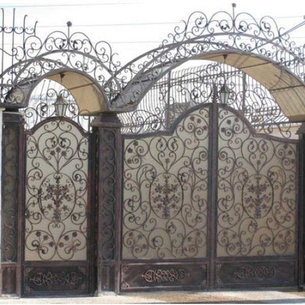 Wrought iron door