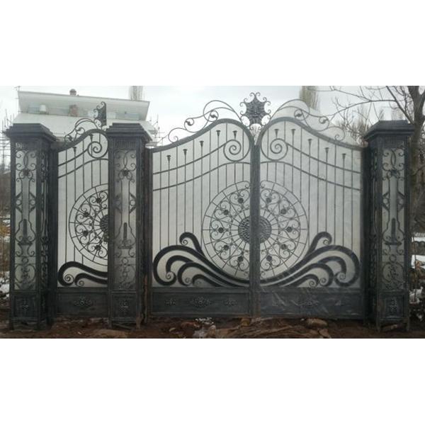 Wrought iron door