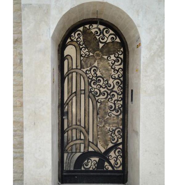 Wrought iron door