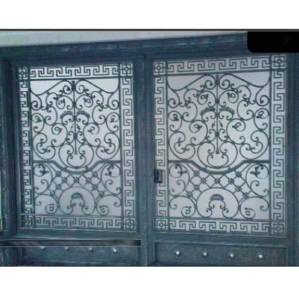 Wrought iron door