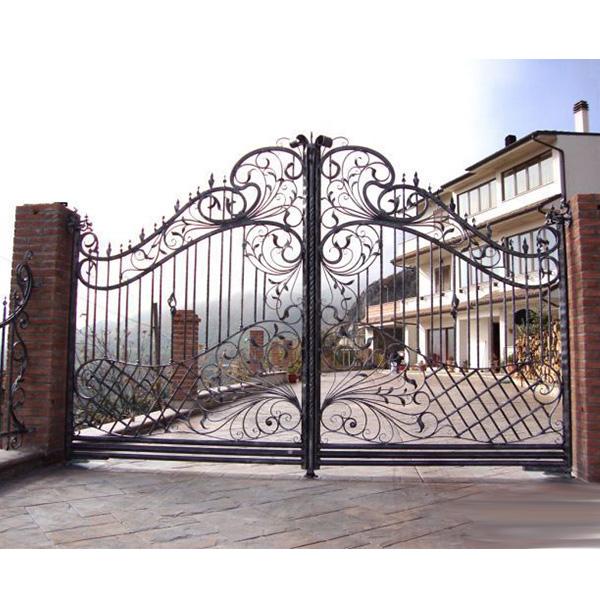 Wrought iron door