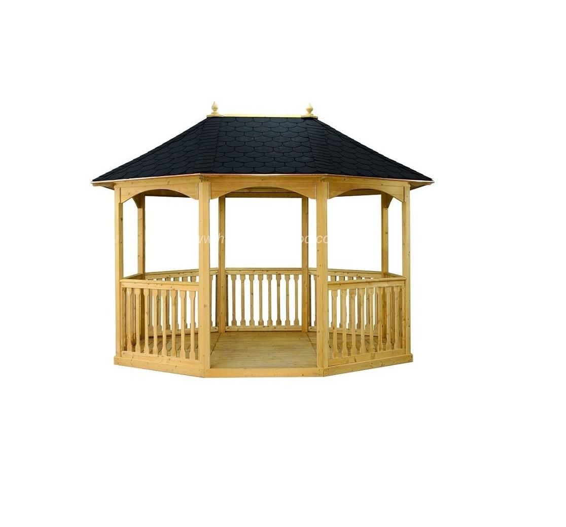 Wooden pavilion