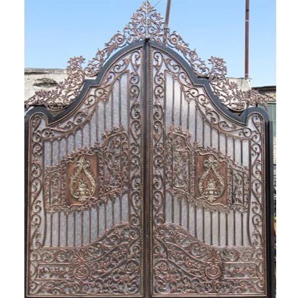 Aluminum wrought iron door