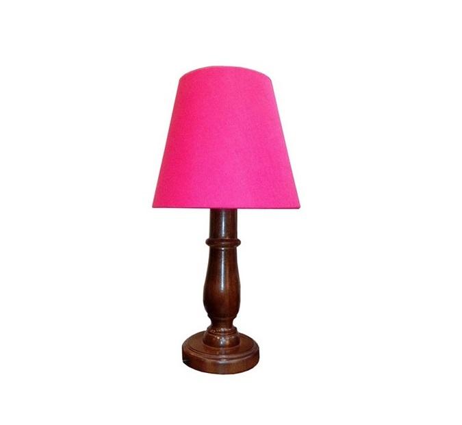 Wooden table lamp