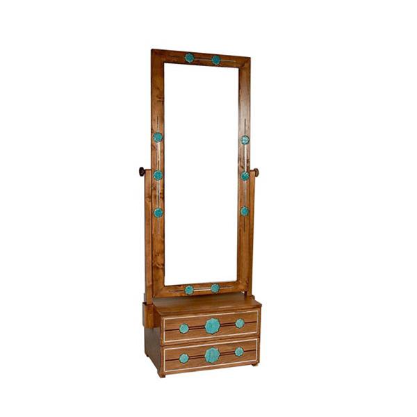 Shams Wooden Stand Mirror