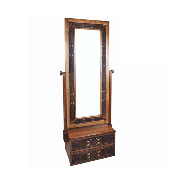 Arta Wooden Stand Mirror