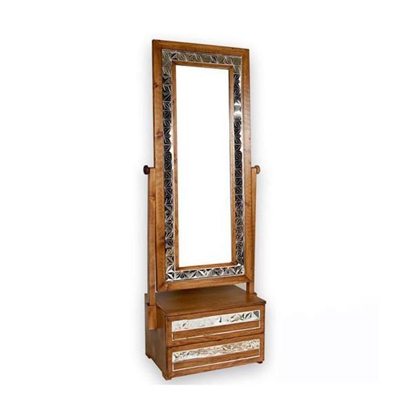 Mirroring Wooden Stand Mirror