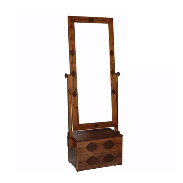 Abbasi Wooden Stand Mirror