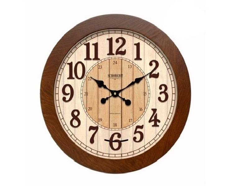 Wooden wall clock