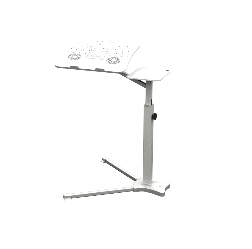 Laptop desk with fan