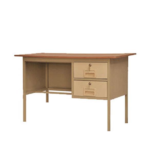 Double drawer teacher desk