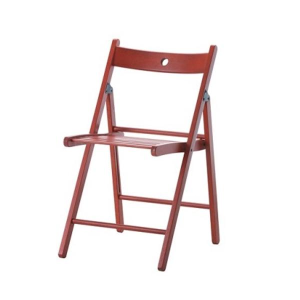 Wooden folding chair