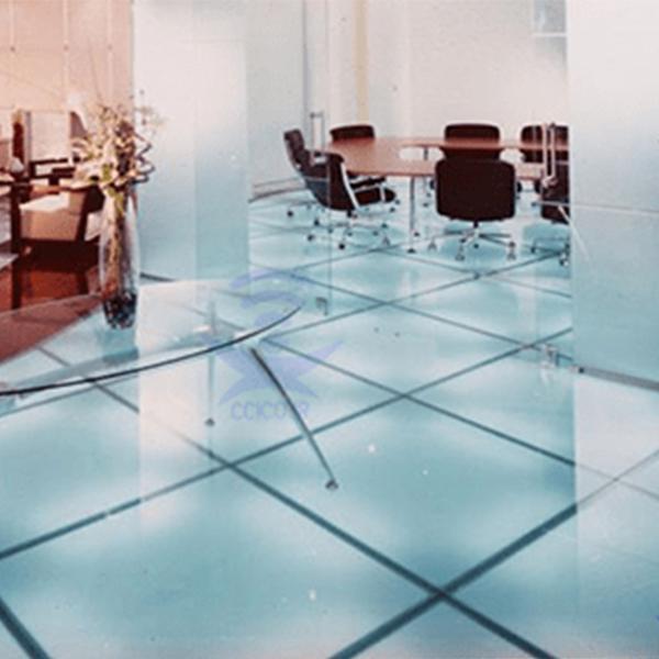 Glass flooring