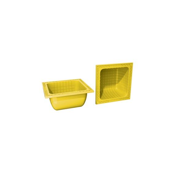 Plastic waffle formwork