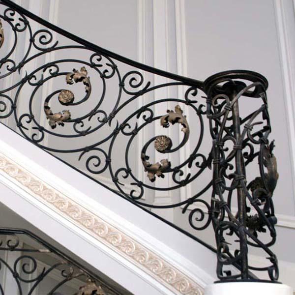 Wrought iron railing