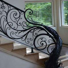 Wrought iron railing