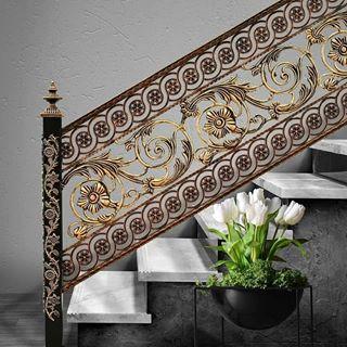 Wrought iron railing