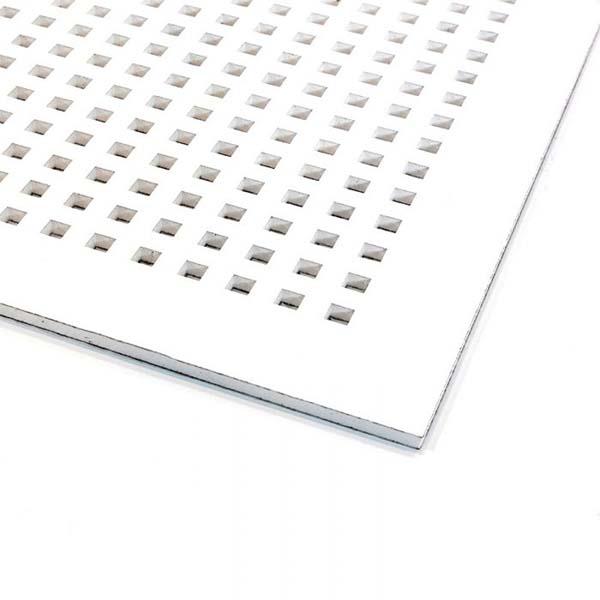 Acoustic panel square punch