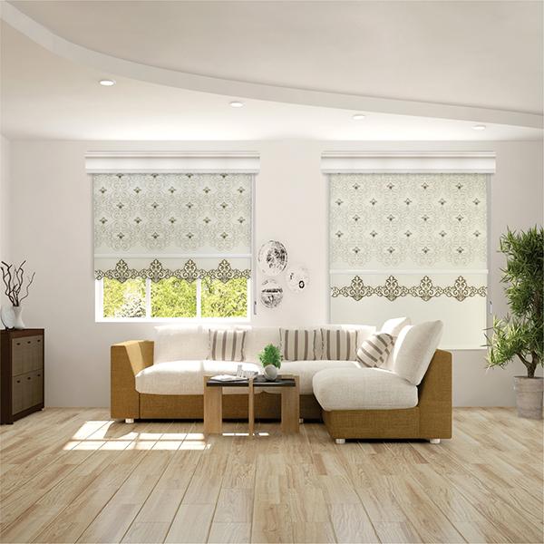 Double Shade Curtain Damas Design