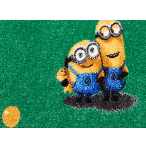 Minion patterned carpet