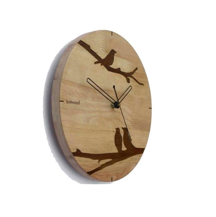 Wall clock bird design