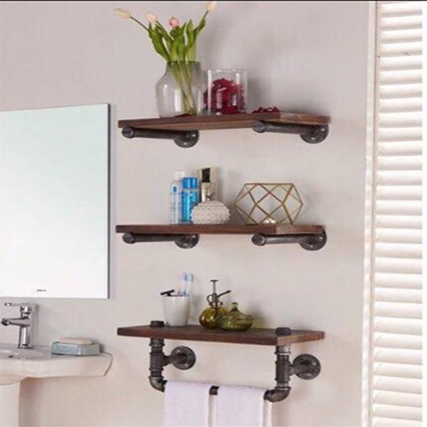 Three piece wall shelf