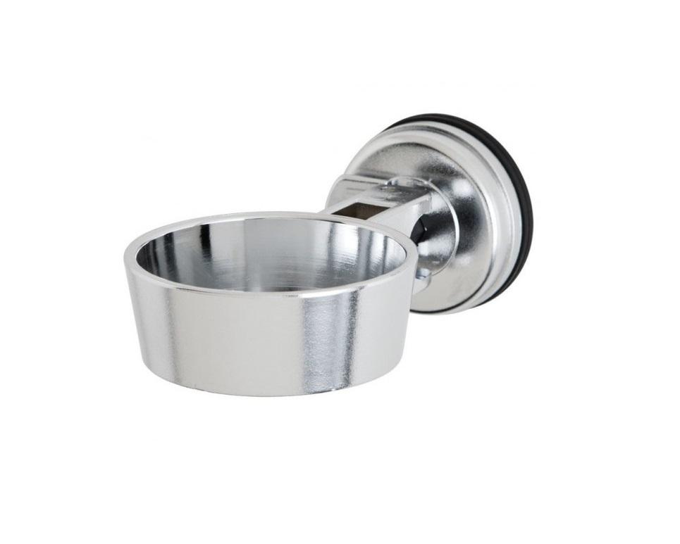 Chrome wall cup holder