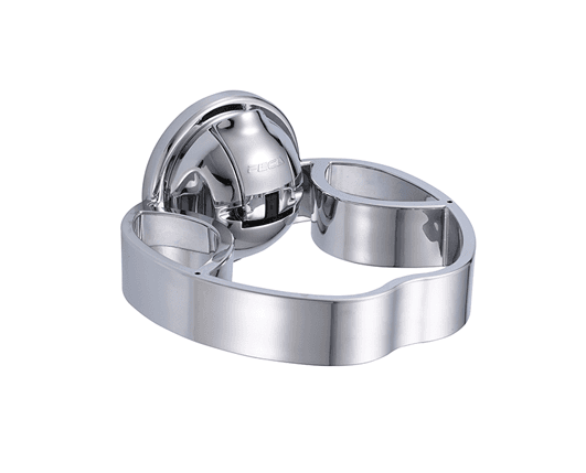 Chrome hair dryer ring