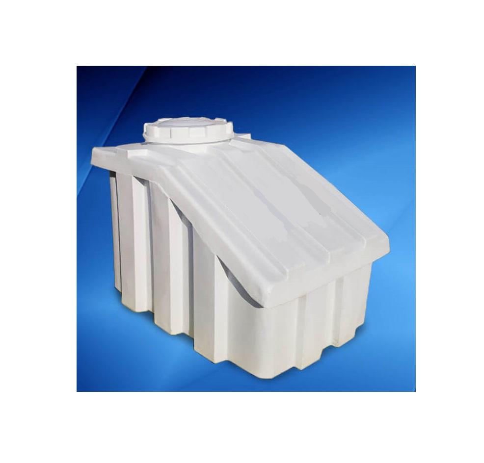 Three-layer plastic tank