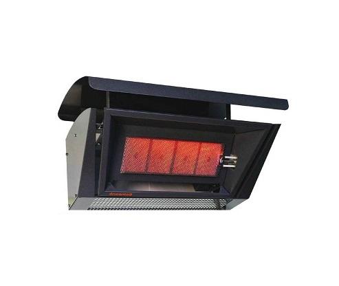 Decorative radiant gas heater