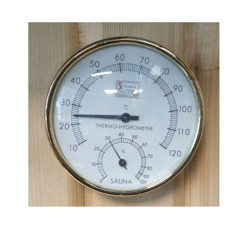 Dry sauna Thermometer and humidity meter