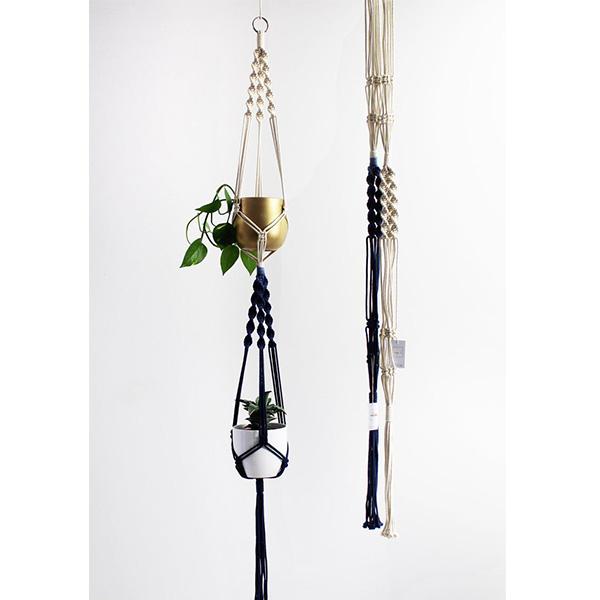 Two floored hanging Vase rope