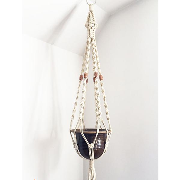 Handmade vase hanging rope