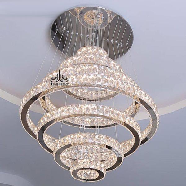 Seven-Ring Crystal chandelier