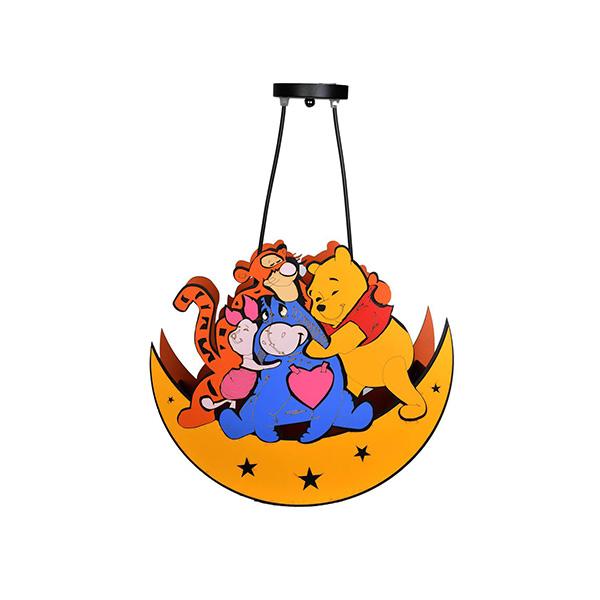 Ceiling pendant 2 flame design Poe and friends