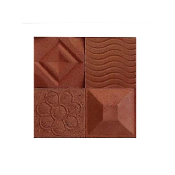 Decorative refractory brick