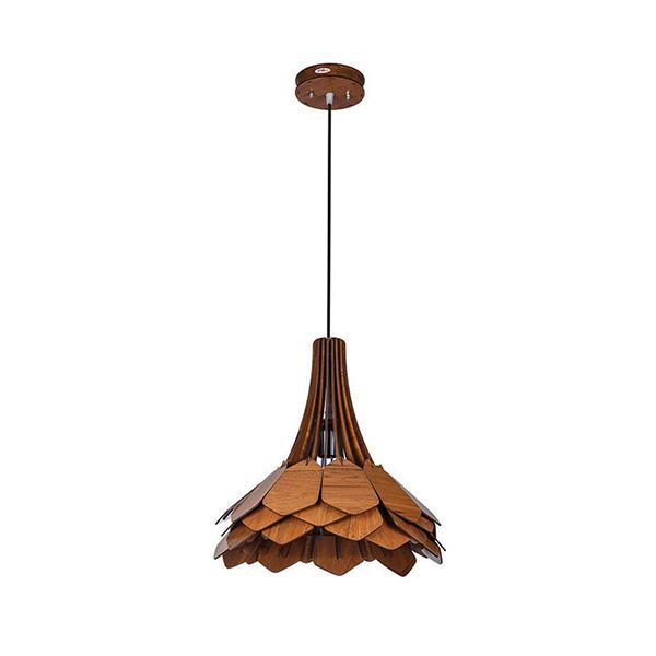 Wooden pendant lamp